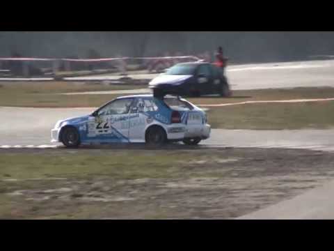 Różak Tomasz - Honda Civc TypeR - SuperOES 3 Runda  Tor Kielce 21-03-2015