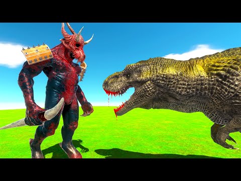 Kozarog The Demon FIGHTS T-Rex - Animal Revolt Battle Simulator