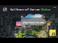 How To Get A Minecraft Server S Playercount MOTD And Status Using JavaScript