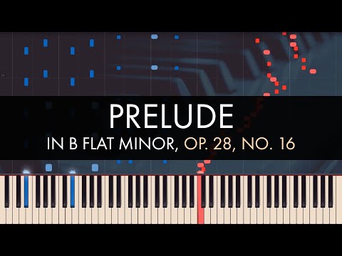 Frédéric Chopin - Prelude in B flat Minor, Op. 28, No. 16