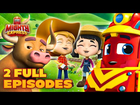 2 FULL EPISODES! 🚂 Mighty Express SEASON 4 🚂 - Mighty Express Official