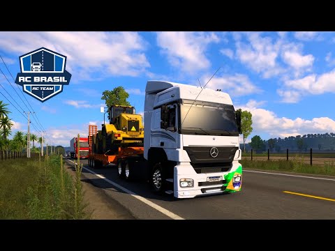 ETS 2: Mapa RC Brasil | MB Axor 2644: De Barcarena para Tailândia