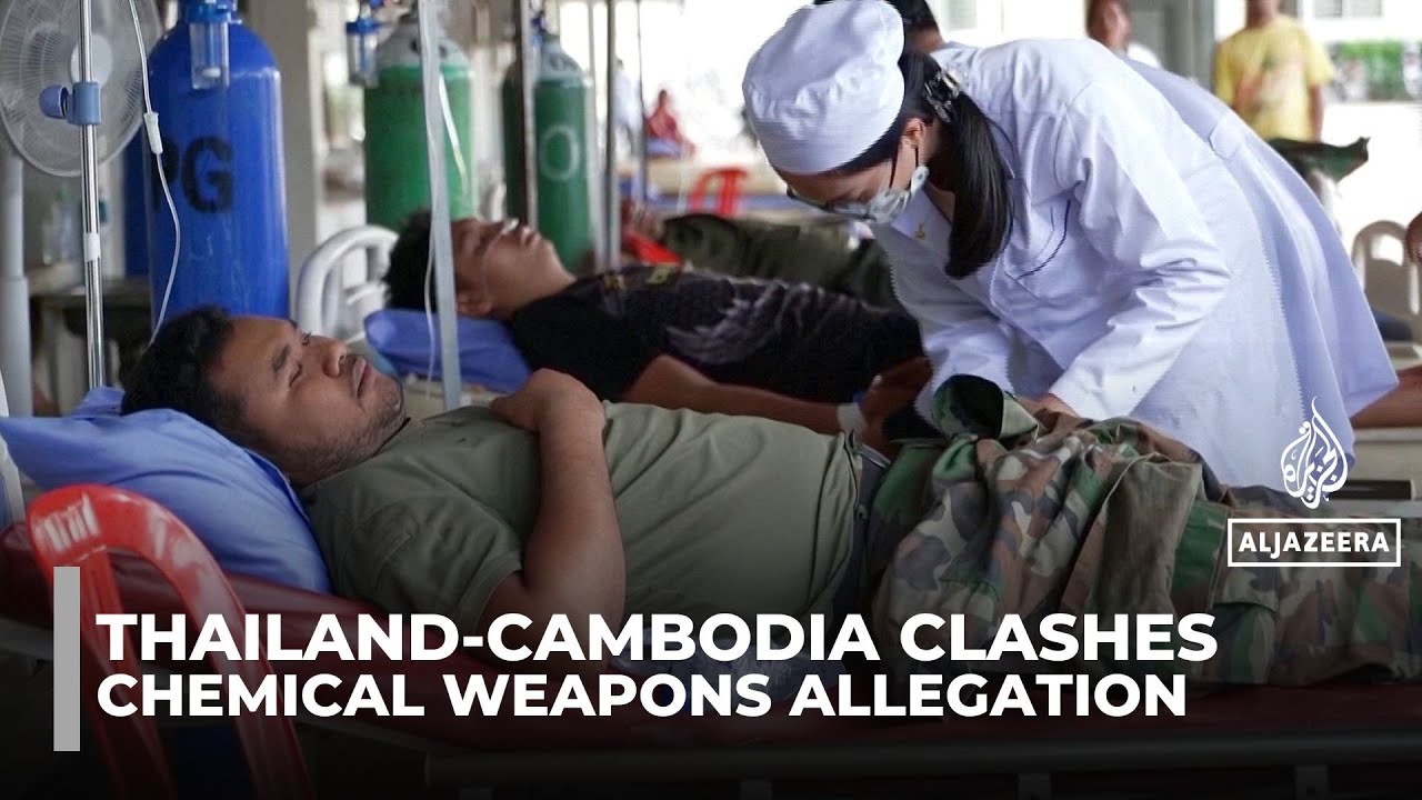 Cambodia alleges chemical injuries as Thailand steps up strikes near border