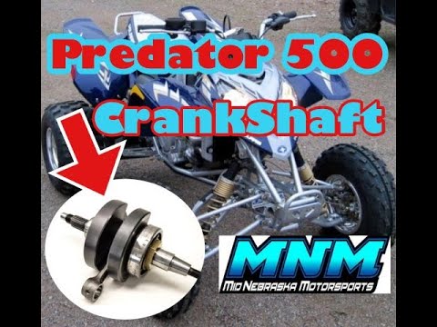 Polaris Predator 500 - Engine Motor Crankshaft Removal - CrankCase BAD Cases