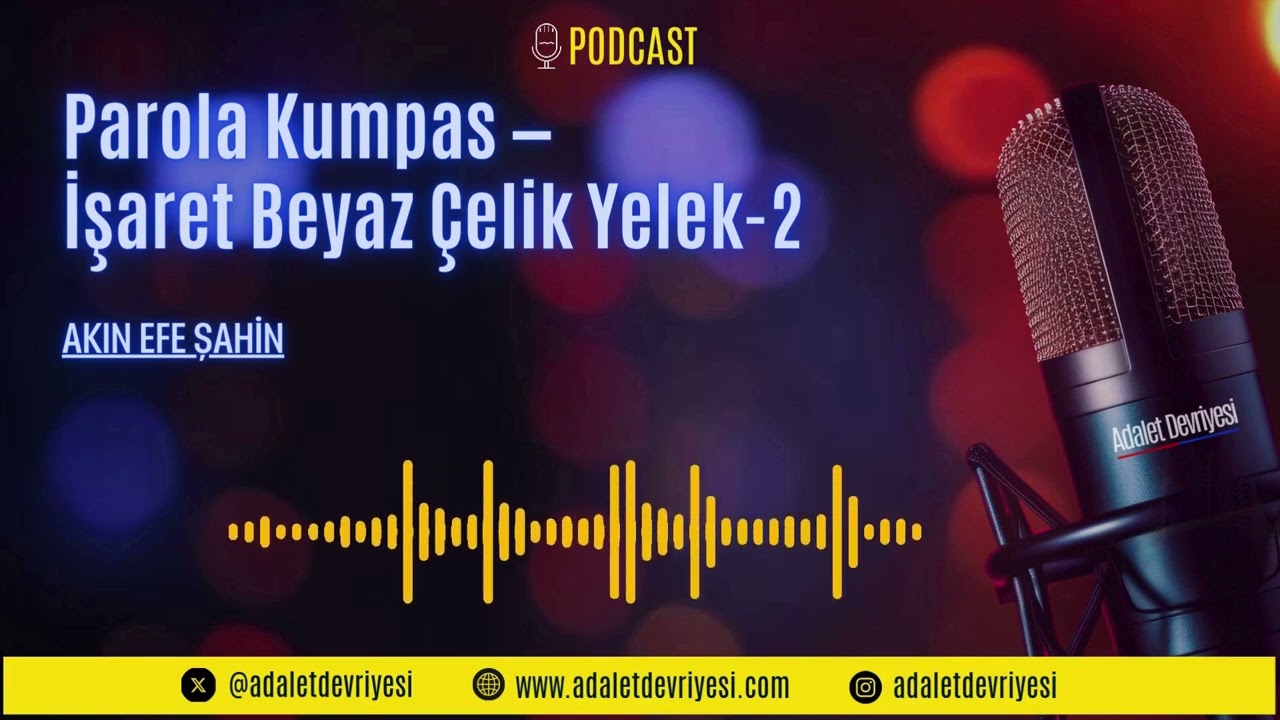 Parola Kumpas — İşaret Beyaz Çelik Yelek - 2