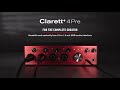 Clarett+ 4Pre - Introduction // Focusrite