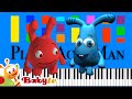 BabyTV Popiz Theme Song EASY Piano Tutorial