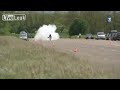 Bicicleta impulsada por cohetes alcanza impresionante velocidad