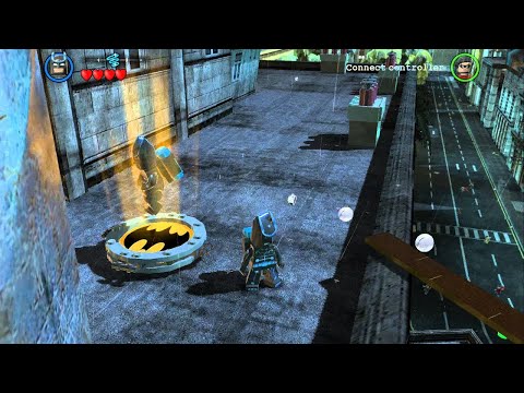 LEGO Batman 2 DC Super Heroes - All Gold Bricks in Gotham City South - City Hall & West Side