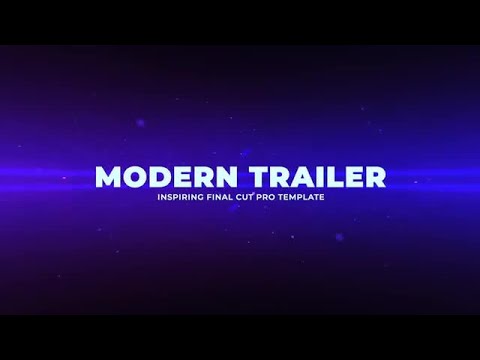 Trailer for FCP X Final Cut Pro Templates