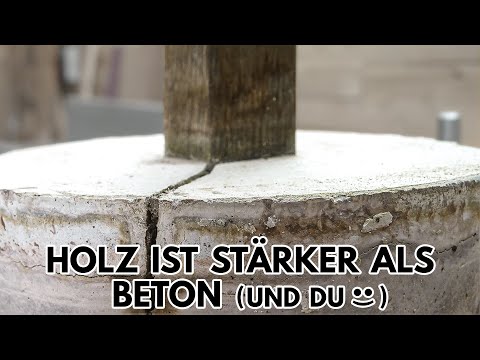 Unglaublich: So stark ist Holz! - Ausdehnung von Holz und was man dagegen tun kann