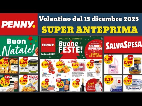 volantino PENNY dal 15 dicembre 2025 ✅ #anteprima Buone feste 🔥 offerte e promozioni