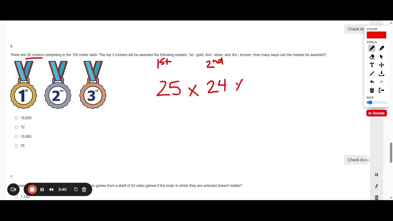Unit 9 Sample Work Question 7