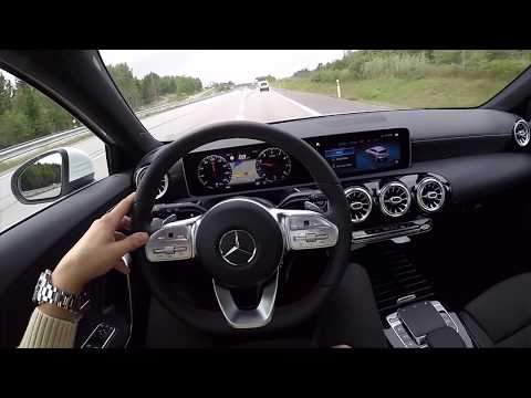 2018 New Mercedes Benz A 250 Class 60 FPS POV test drive acceleration