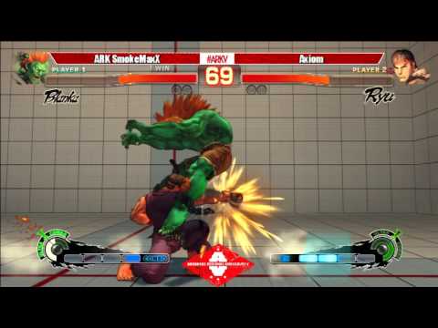 ARK V - Super Street Fighter 4 AE 2012 - ARK SmokeMaxX vs. Axiom