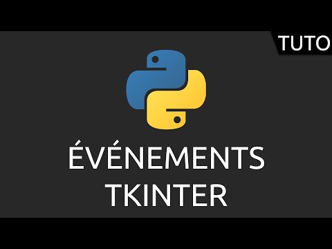 Tutoriel Python événements tkinter