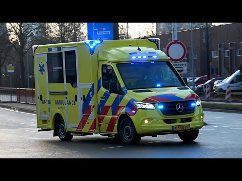 [Primeur] A1, C. Miesen Ambulance 01-126 Groningen van en naar melding in Groningen