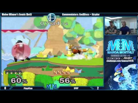 MMse5 [WS] Play4Fun (Falco, Marth) vs SFOP (Fox) SSBM