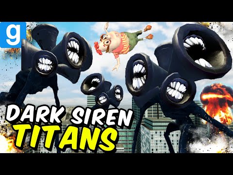 GIANT DARK SIREN HEADS IN BIG CITY (Garry's Mod) More Siren Heads Mod