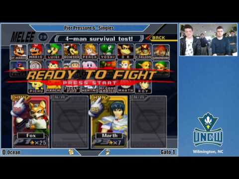 Pier Pressure 6 | Melee Singles (W) | Gato (Marth) Vs. Ocean (Fox)