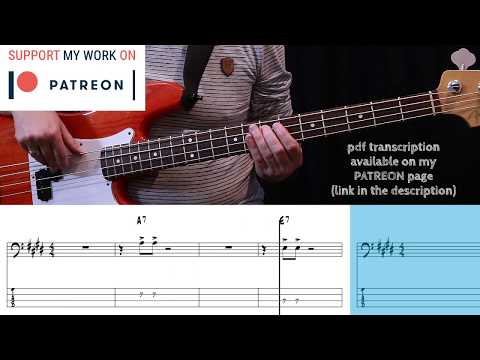 Fleetwood Mac - Shake Your Moneymaker (Bass cover with tabs)