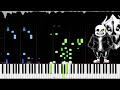 Undertale // Song That Might Play When You Fight Sans // Piano // OST 72