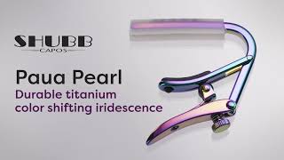 Video thumbnail for Shubb Capos - Paua Pearl by shubbcapos