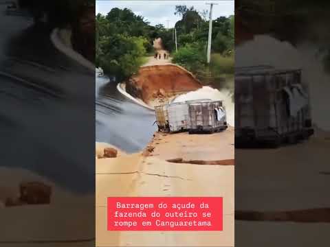 Barragem Estoura no Rio Grande do Norte