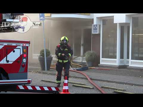 Brand keuken makelaar Geversstraat in Oegstgeest