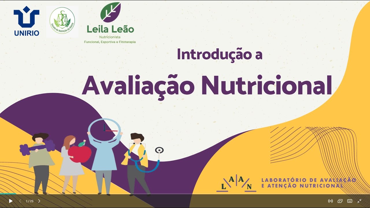Introdução a Avaliação Nutricional