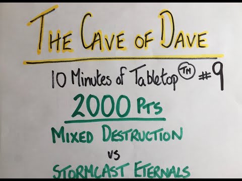 Aos 2nd Ed. Shifting Objectives 2000pts Mixed Destruction vs Stormcast Eternals