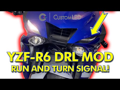 Blinker Genie DRL MOD Prewired for 2017+ YZF-R6 by Custom LED