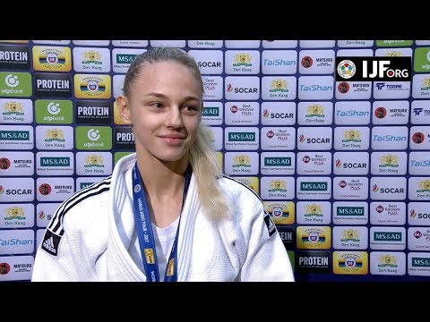 Interview Daria BILODID (UKR) Winner Hague Judo GP 17