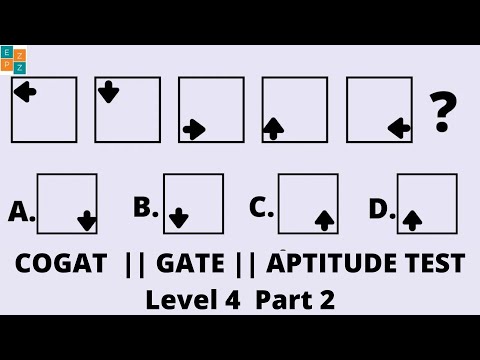 PRACTICE TEST LEVEL 4 PART 2 || COGAT || GATE || JOB APTITUDE TEST