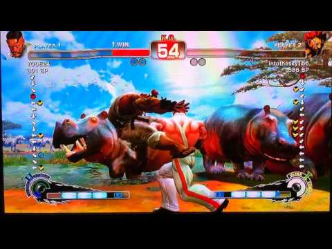 YODE24(DU) vs intothesky166(AK) SSF4 Endless Battles 9