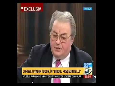 Corneliu Vadim Tudor vorbeşte despre Klaus Iohannis, PSD şi justiţie