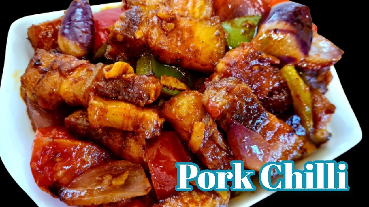 Pork Chilli | पोर्क चिल्ली | Pork Chilli Recipe | How to make Pork Chilli
