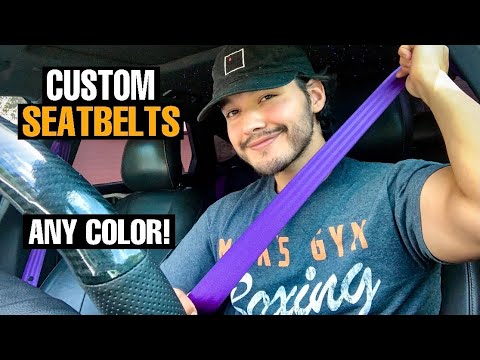 How To Add CUSTOM SEATBELTS To ANY Car!