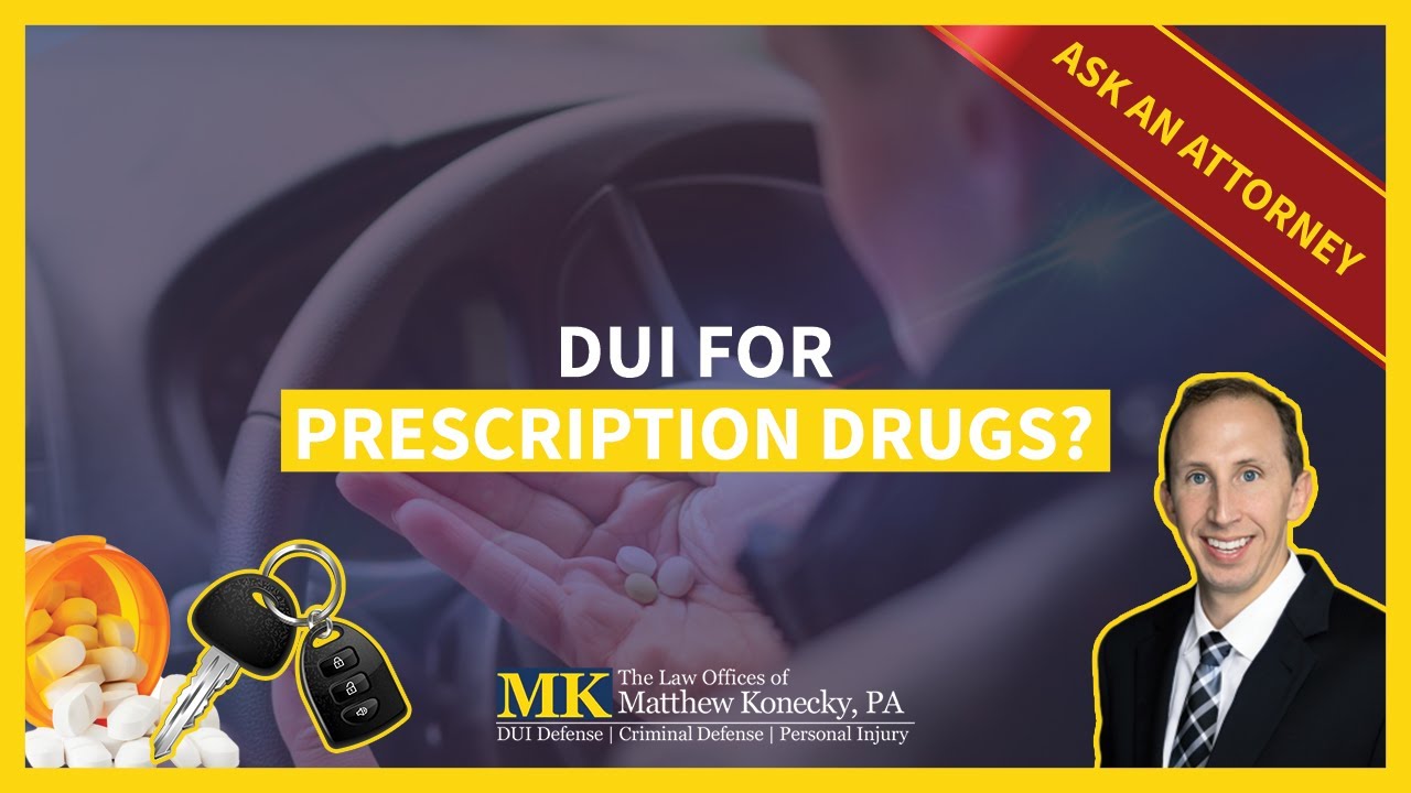 Can I Get a DUI For Taking Prescription Drugs in FL?