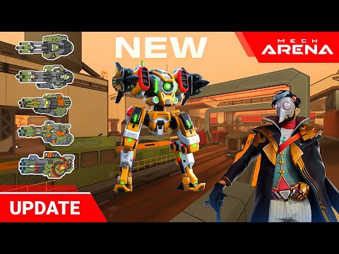 New Mech Redeemer - Weapon Minigun - New Map - Pilot Baron - Mech Arena Update