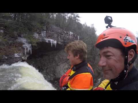 Dane Jackson on Ozone Falls with Eric Jackson and Nick Troutman