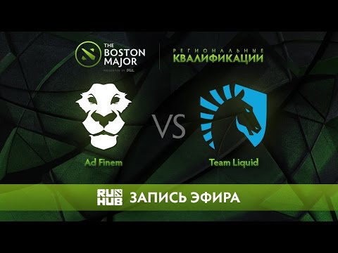 Ad Finem vs Team Liquid, Boston Major Qualifiers - Europe [Maelstorm, Nexus]
