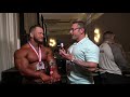 Hunter Labrada Winning Interview at the 2020 Tampa Pro 1st Mens Open