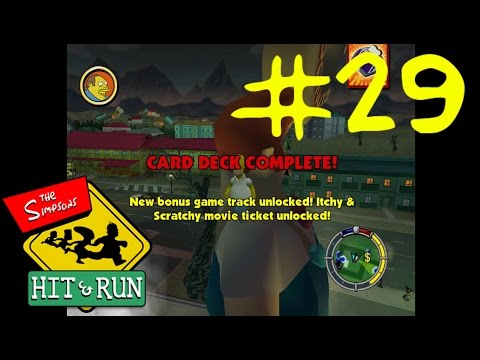 The Simpsons: Hit & Run 100% Walkthrough Part 29 - All Cards Collected