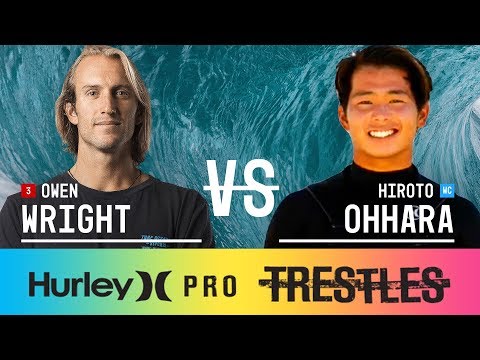 Owen Wright vs. Hiroto Ohhara - Round Two, Heat 2 - Hurley Pro at Trestles 2017