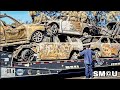 Dozens of Burnt Cars Towed From Pacific Palisades Following Devastating Fire.mp4