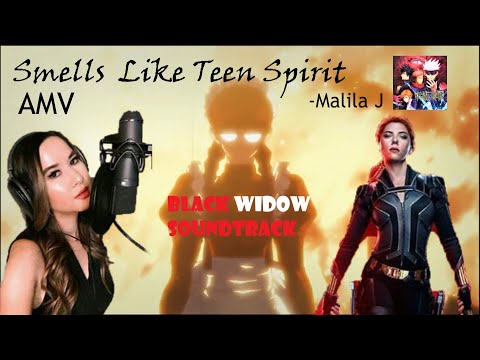 Smells Like Teen Spirit - Malia J | Black Widow Opening Credits Scene Music |Black lagoon AMV