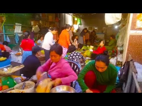 Asian Street Food - Another Side Of Phsar Deum Skaov Market - Amazing Asian Market