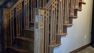 Building a Custom Staircase and Handrail - Woodworking - Home Improvement