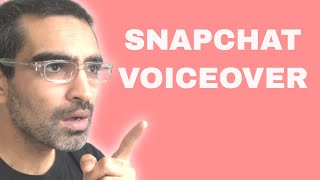 How to do a voiceover on Snapchat